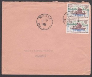 NEW CALEDONIA 1969 local cover Noumea to Poindimie..........................M581