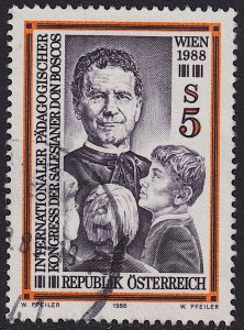 Austria - 1988 - Scott #1418 - used - Education Salesian Fathers