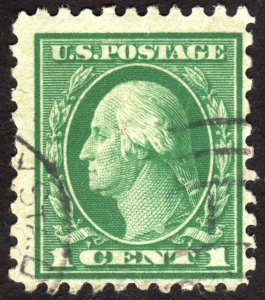 1916, US 1c, Washington, Used, Sc 462