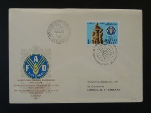 FAO conference food FDC Hungary 1970