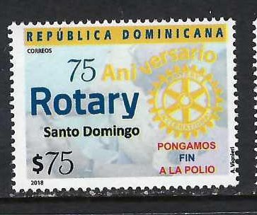 DOMINICAN REPUBLIC 1628 MNH ROTARY K108-4