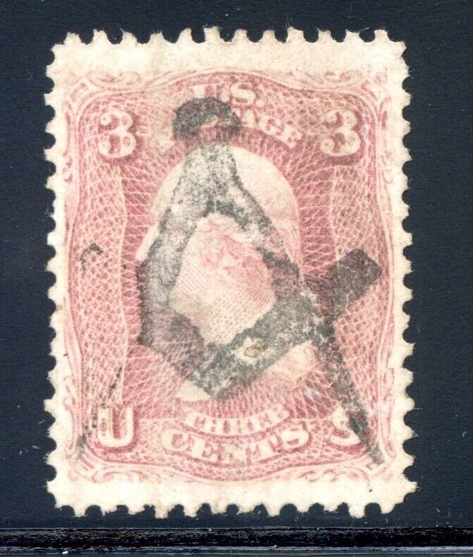 US SCOTT #65 USED W/ PF CERT FANCY CANCEL (5/15/24 GP)