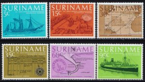 Suriname 1977 Ships Sc.478-83 MNH
