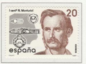 Spain Spain Spain Espana 1987 VF-XF MNH** Stamp A25P16F17480-