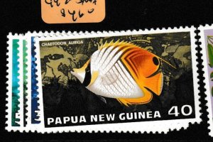 Papua New Guinea Fish SC 442-5 MNH (5ged)