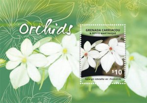 Grenadines 2015 - Orchids Flowers - Souvenir Stamp Sheet - Scott #2925 - MNH