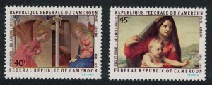 Cameroun Christmas Paintings 2v 1971 MNH SG#625-626