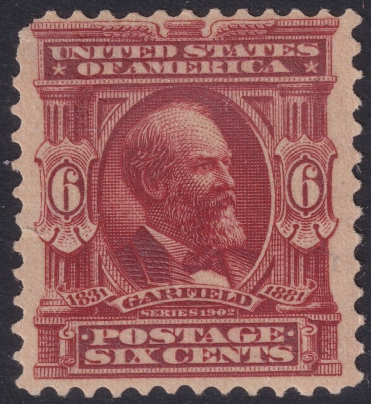 Sc# 305 U.S. 1903 James Garfield 6¢ issue MLH CV $60.00