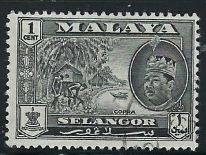 Malaya Selangor 102 Used 1957 issue (fe5208)