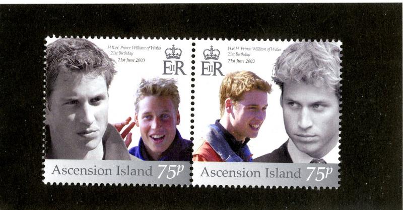 ASCENSION ISLAND 826 pr MNH SCV $7.50 BIN $3.75