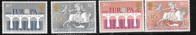 GB #1053-1056 EUROPA (MNH) CV $5.50