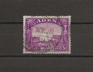 ADEN 1937 SG 11a USED Cat £180