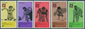 New Zealand 1974 SG1041-1045 Commonwealth Games set MLH