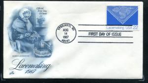 SC 2351 Lacemaking FDC Artcraft Cachet