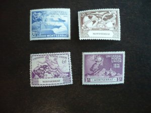 Stamps - Montserrat - Scott# 103-106 - Mint Never Hinged Set of 4 Stamps