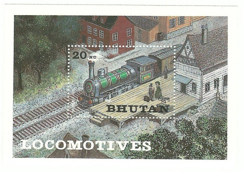 Bhutan  SS   Erzsebet   Mint NH VF  PD