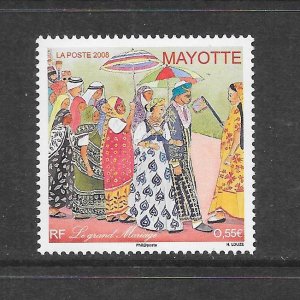 MAYOTTE #245 WEDDING CEREMONY MNH