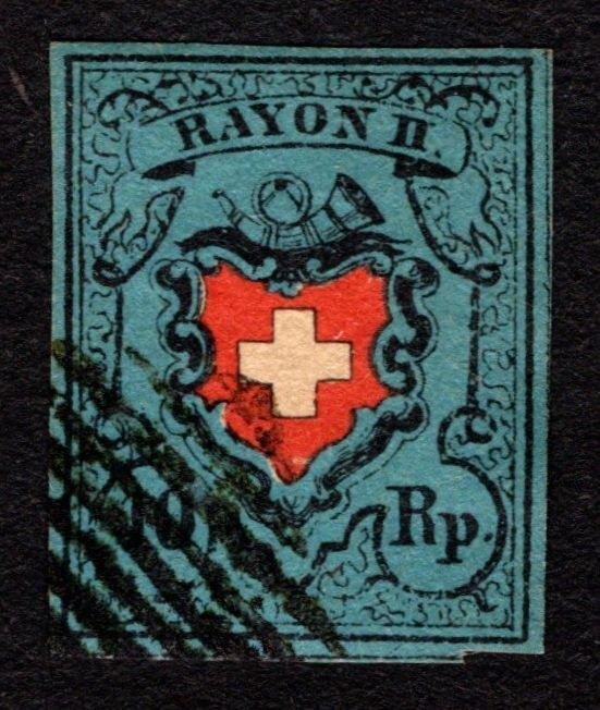 1850 Switzerland, Used, Forgery, Scott #5