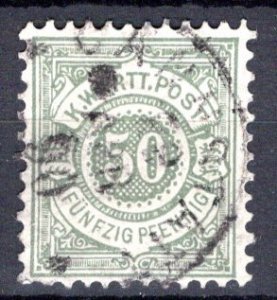 German States Wurttemberg Scott # 67, used