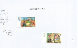 AZERBAIJAN - 1998 - IBRA Stamp Exhib o/p - Perf 2v Set - Mint Lightly Hinged