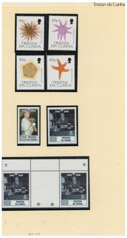 TRISTAN da CUNHA MNH VF-XF COLLECTION