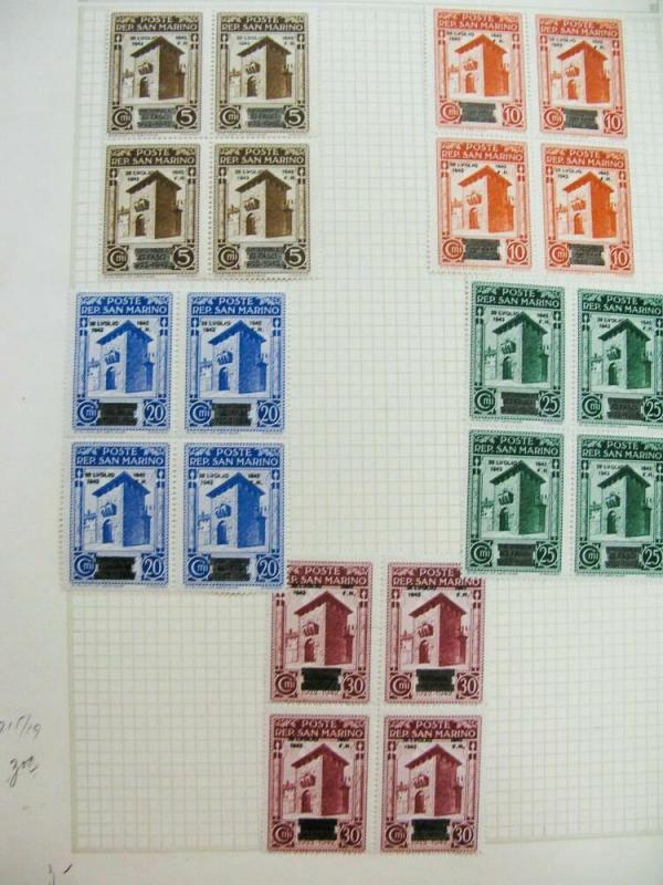 San Marino ALL MINT Stamp Collection 