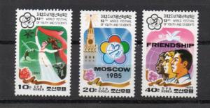 Korea - DPR (North) #2492-2494 MNH