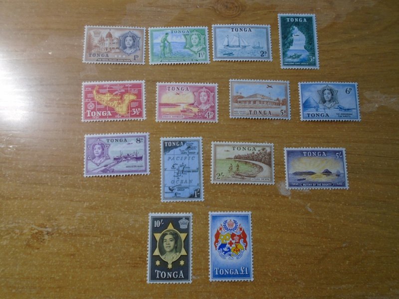 Tonga  #  100-13  MNH