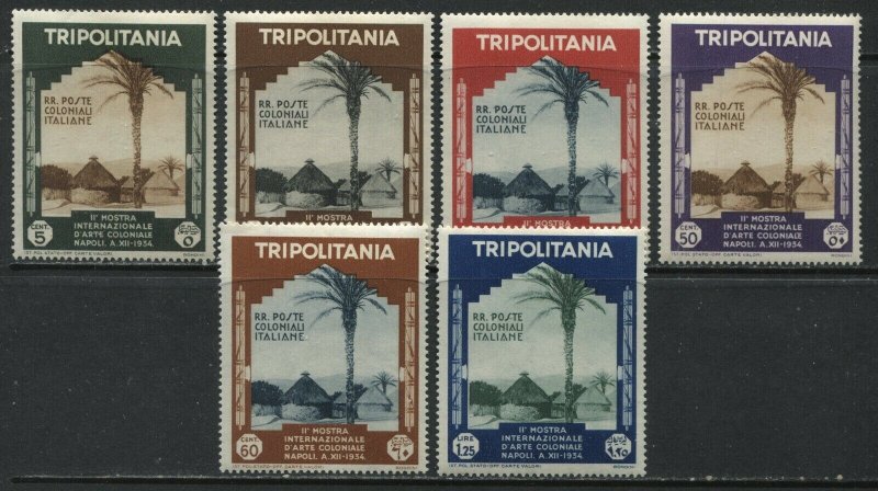 Tripolitania 1934 set mint o.g. hinged