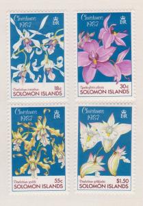 Solomon Islands Sc#598-601 MH