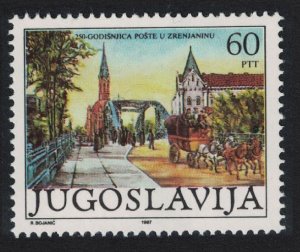 Yugoslavia 250th Anniversary of Postal Services in Zrenjanin 1987 MNH SG#2390