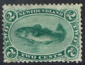 NEWFOUNDLAND 1865 FISH 2C