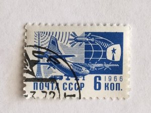 Russia – 1966 – Single “Airplane” Stamp – SC# 3261 - CTO