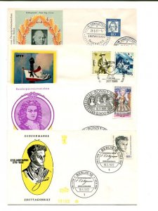 Germany  4 VF FDCs  - Lakeshore Philatelics