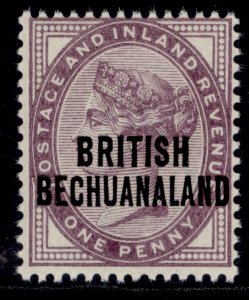 BRITISH BECHUANALAND QV SG33, 1d lilac, NH MINT.