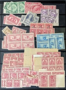 EDW1949SELL : USA Collection of ALL MNH in various quantities. Scott Cat $1,200+