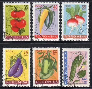 Romania 1540-45 - Cto - Vegetables (Complete Set) (1963) (cv $1.55)