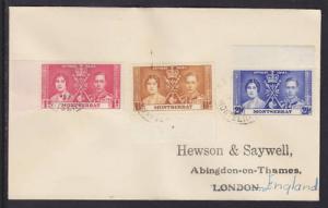 Montserrat Sc 89-91 FDC. 1937 Coronation cplt