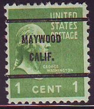 Maywood CA, Scott 804-61 Bureau Precancel, $0.15 CV