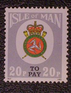 Great Britain - Isle of Man Scott #J21 mnh