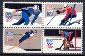 United States 1979 Olympic Games Complete Mint MNH Set Block SC 1798b
