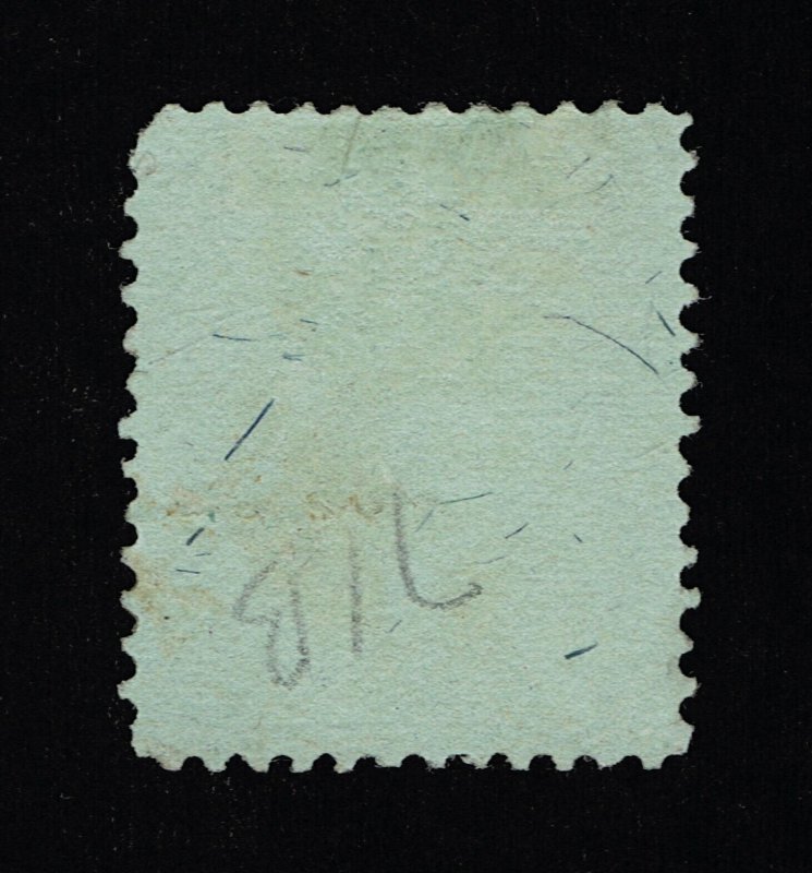 EXCELLENT GENUINE SCOTT #RB2b F-VF USED 1874 PROPRIETARY ON GREENISH PAPER 18430