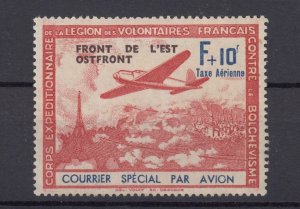 France 1941 Frankreich Ostfront Legion Mi O4 MNH BP7498