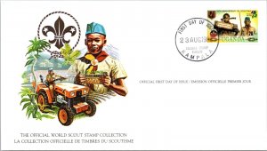 Uganda 1982 FDC - Official World Scout Stamp Collection - F43002