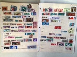 Bulgaria 5 pages of stamps  uk with pages world just the stamps A9821