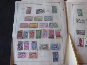 Cameroun 1916-1940 Stamp Collection on Scott Intl Album Pages