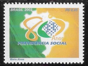 Brazil 2002 Social Security 80th anniversary Sc 2866 MNH A3108