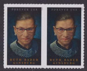 US 5821 Ruth Bader Ginsburg F horz pair MNH 2023