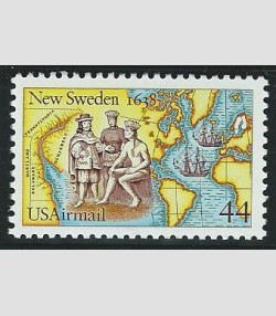 U.S.#C117  New Sweden 44c Single, MNH.