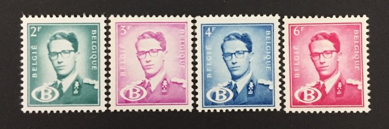 Belgium 1954-60 #o58//63, Royalty, MNH-see note.